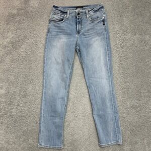 Silver Jeans Mens 30x29 Avery Straight‎ Leg Denim Light Wash Casual Office